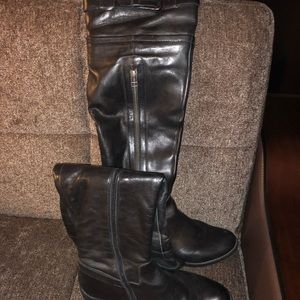 Steve Madden leather over the knee boot